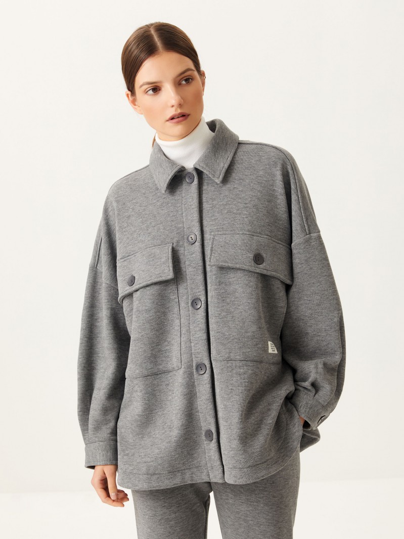 SELA Рубашка из плотного трикотажа