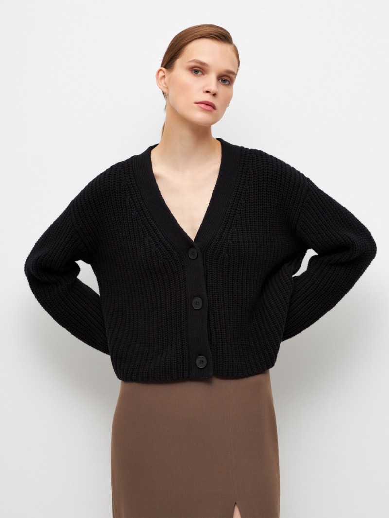 SELA Cardigan tricotat supradimensionat