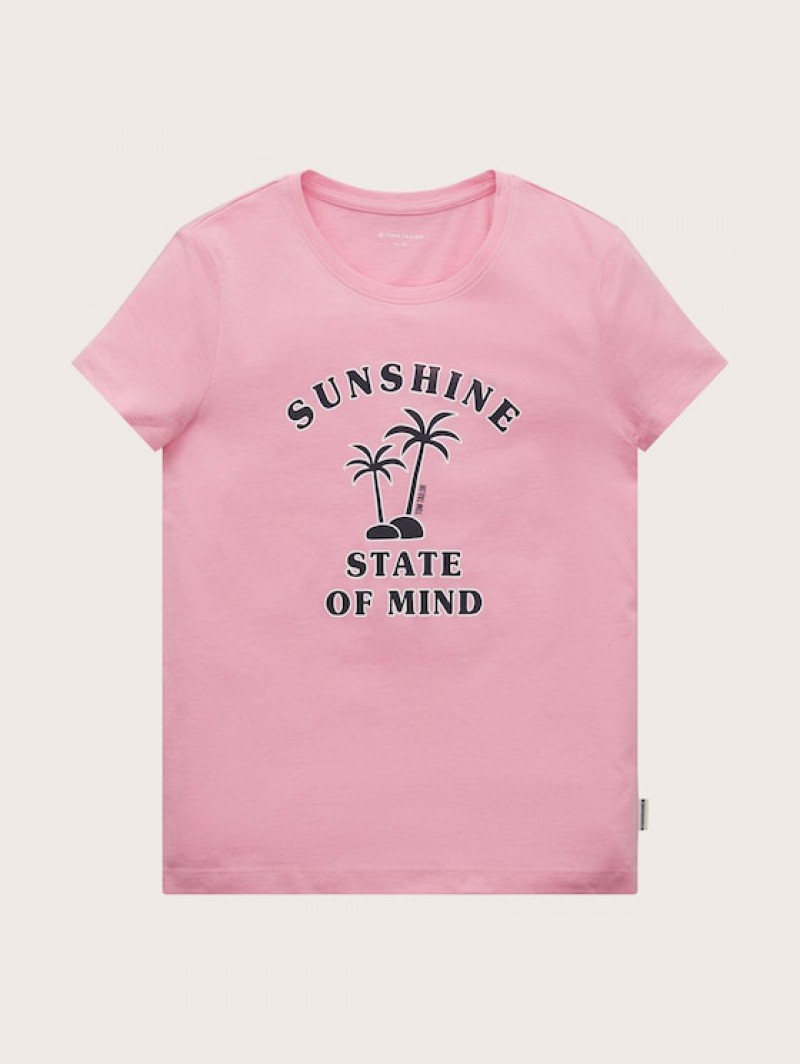 TOM TAILOR футболка с принтом