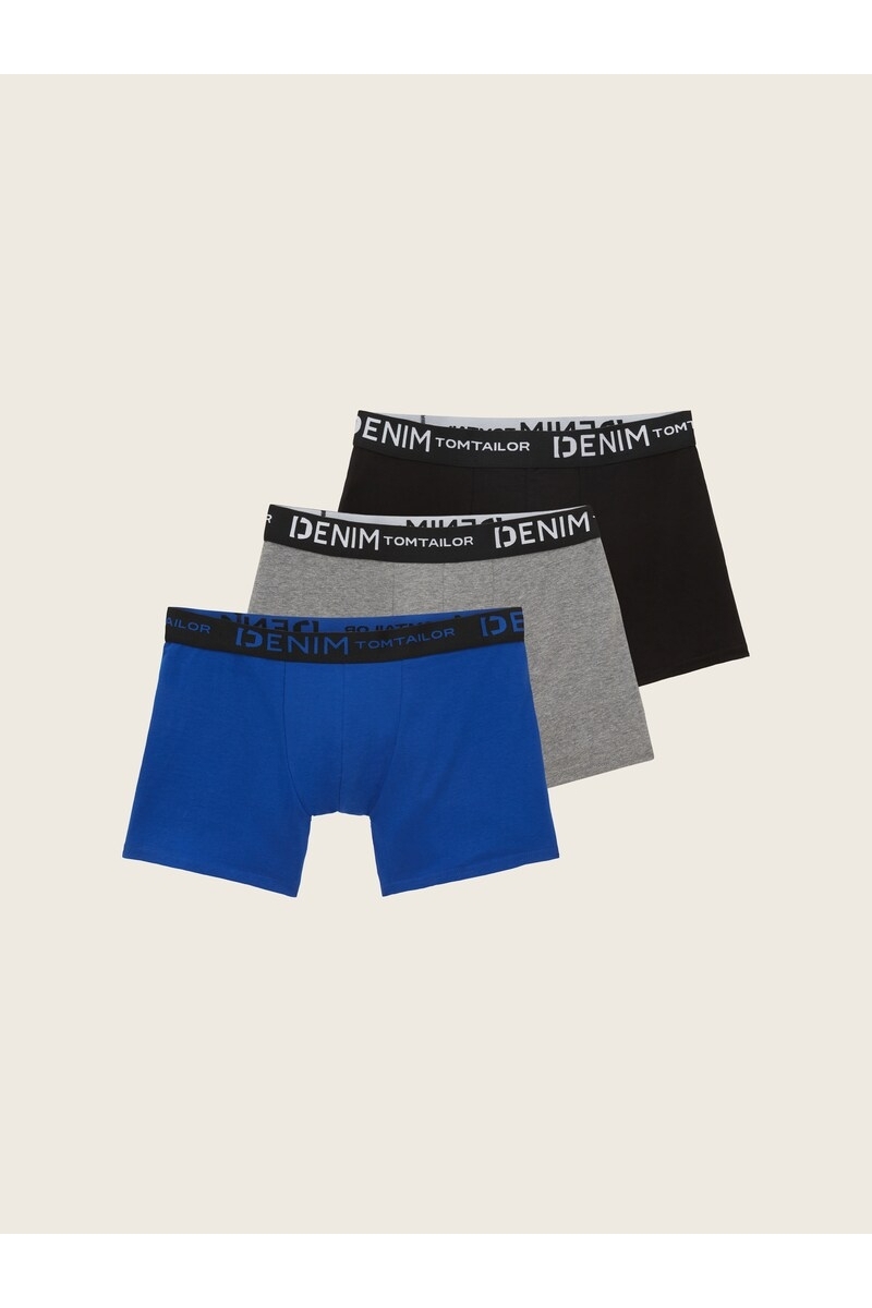 TOM TAILOR Боксерские шорты в пачке по три штуки