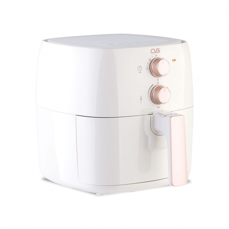 CVS Фритюрница HealFry 5,5 литров   с горячим воздухом  крем-золото 2 кнопки