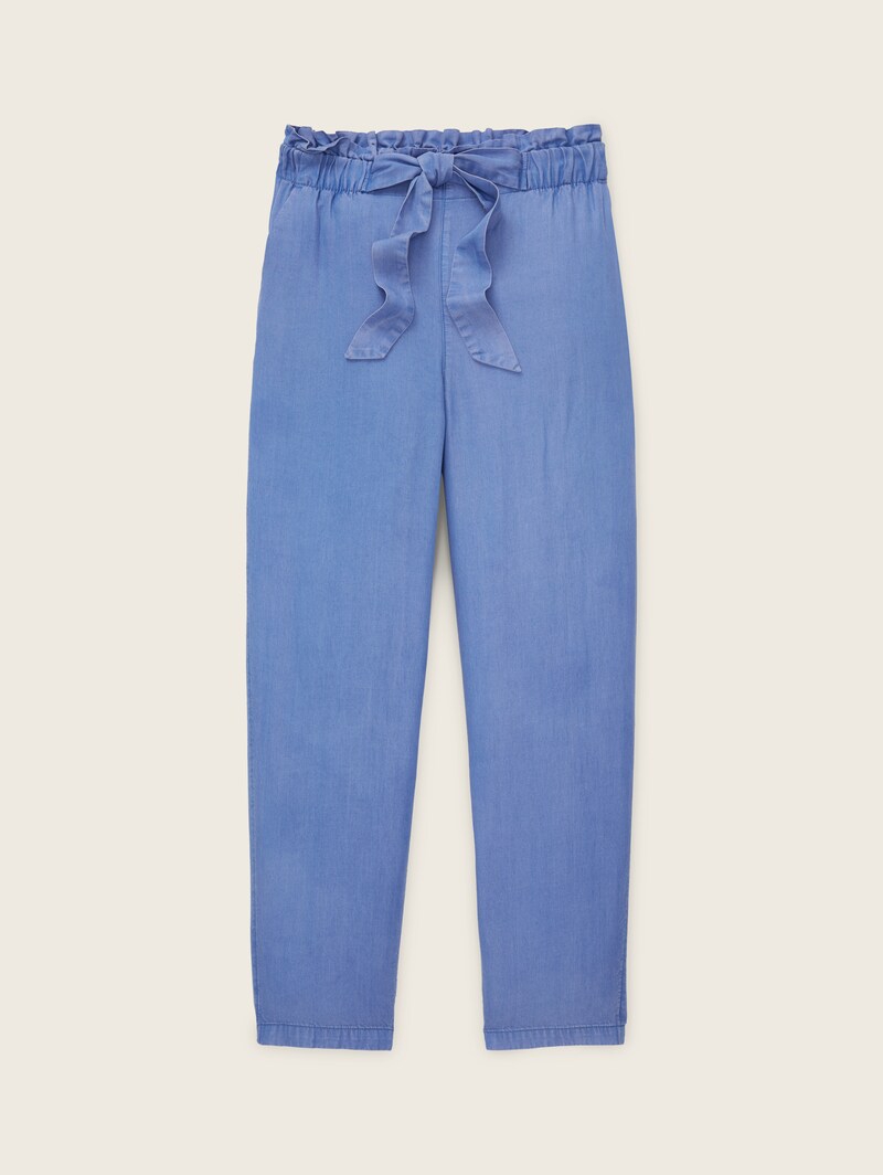 TOM TAILOR Pantaloni din pungi de hârtie