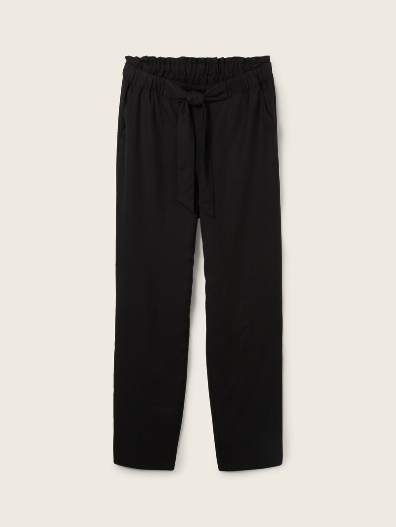 Pantaloni din pungi de hârtie cu lyocell TENCEL(TM)