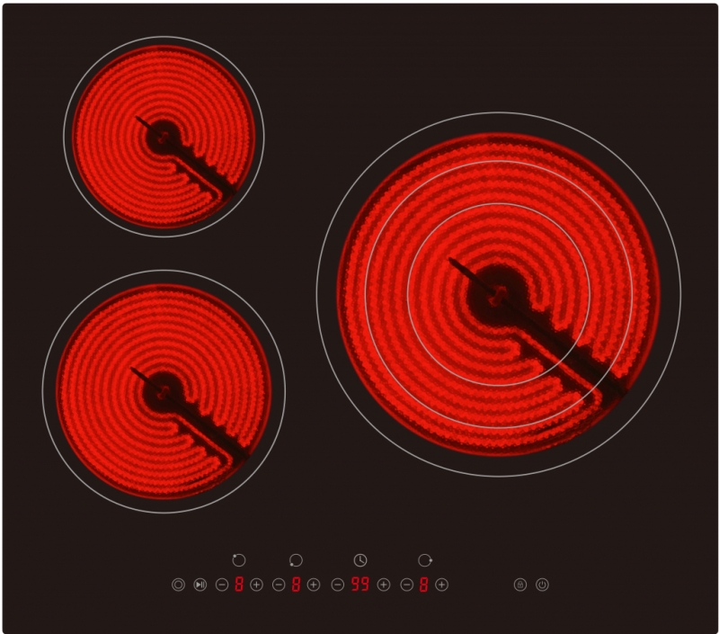 ARIELLI Встраиваемая варочная электрическая панель ACH-593T