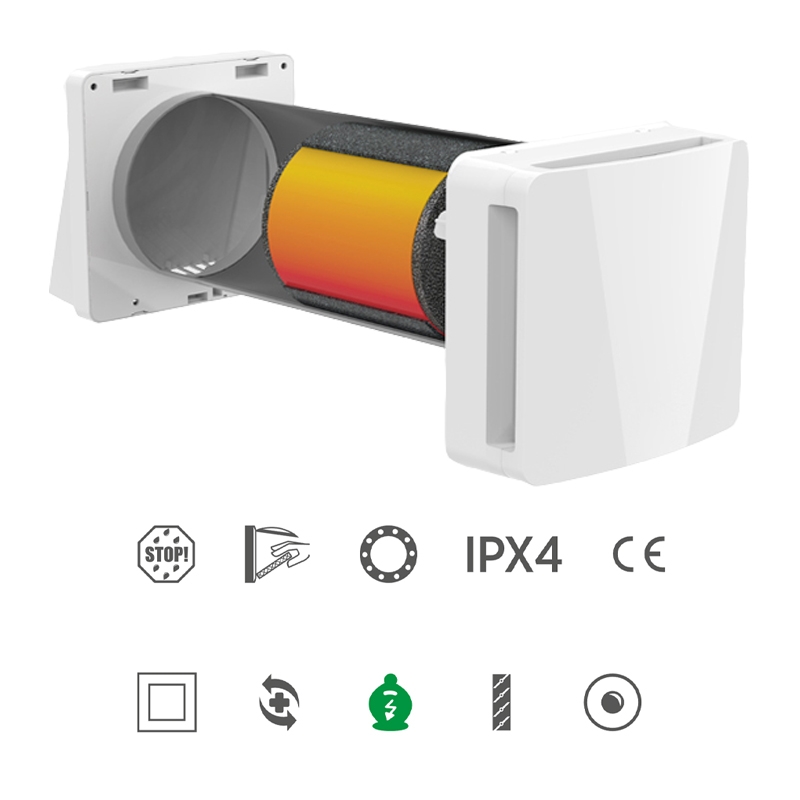 O.ERRE рекуператор мини TEMPERO ECO 160 CERAM 2.0 ACTIVE