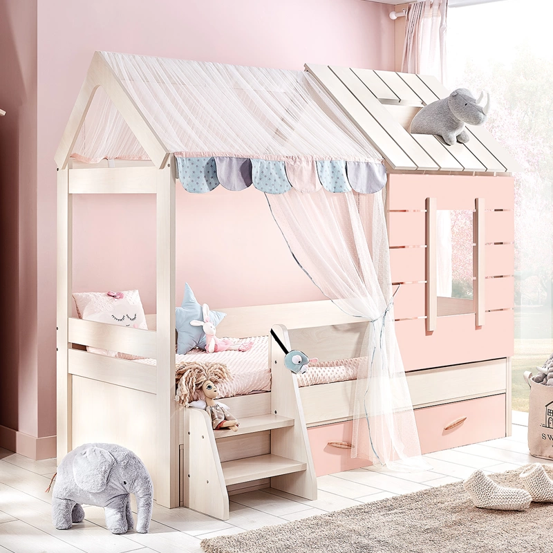 CARMEN Pat pentru copii PINK HOUSE