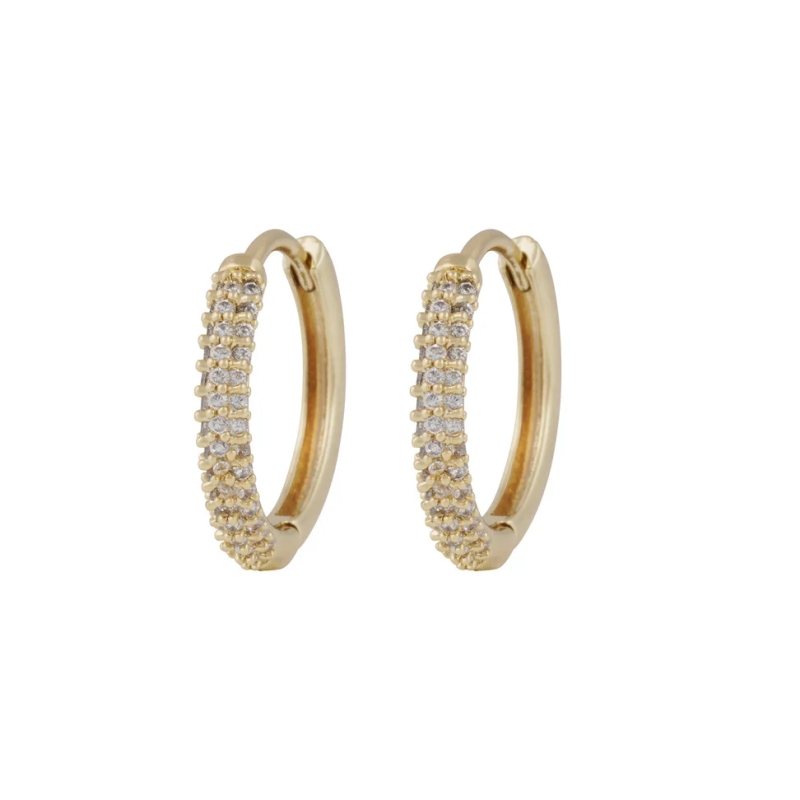 SNÖ of Sweden Серьги Essential из кристаллов