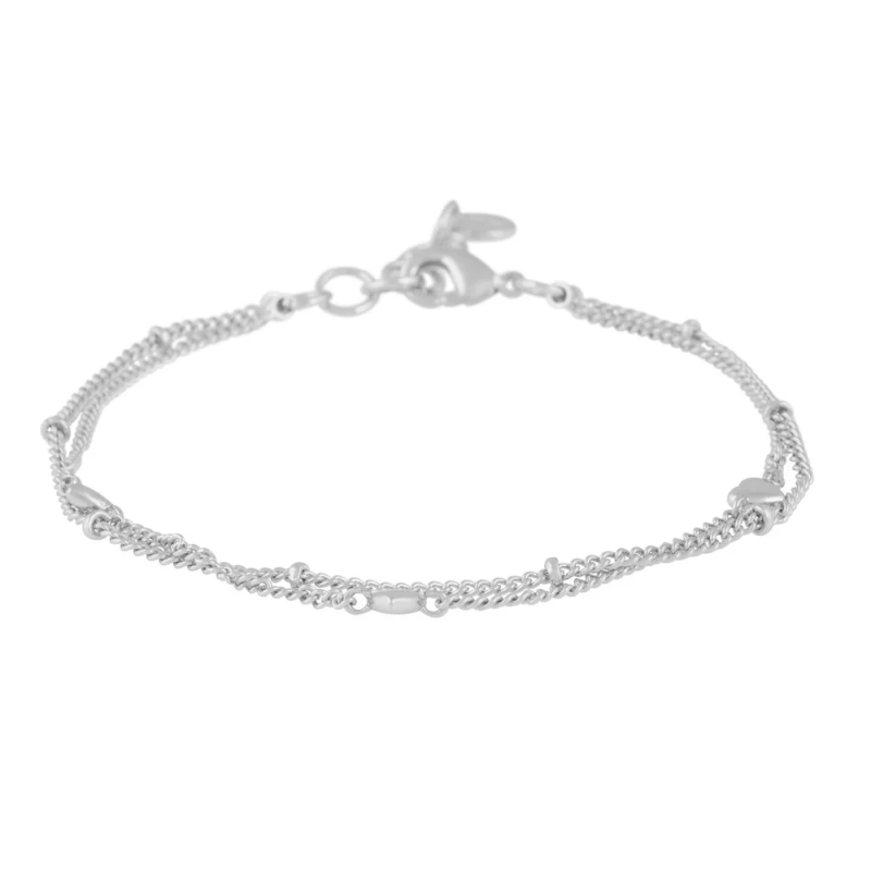 Браслет двойная цепная