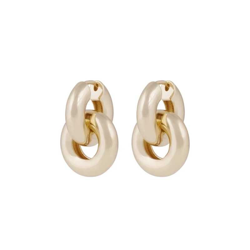 SNÖ of Sweden Серьги Liz double ring