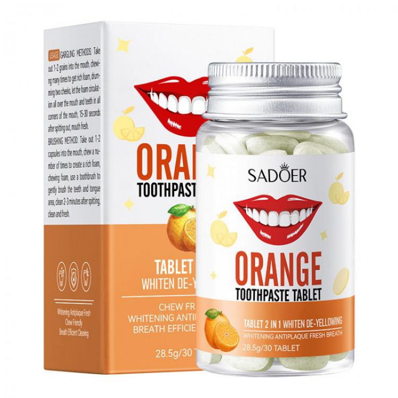 Pastă de dinți tare cu culoare portocalie (albire și anti-îngălbenire) 28,5 g