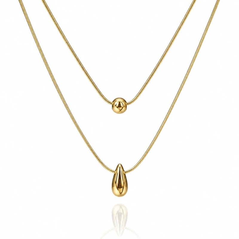 Двойное колье  Sunlit Drop