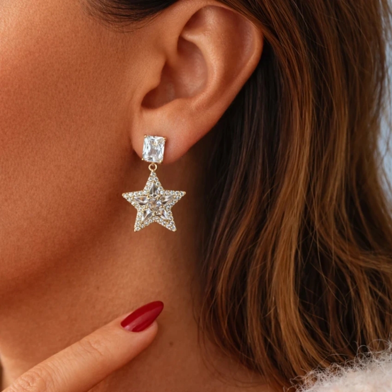 ECARLA Cerceii  "Big Crystal STARS"