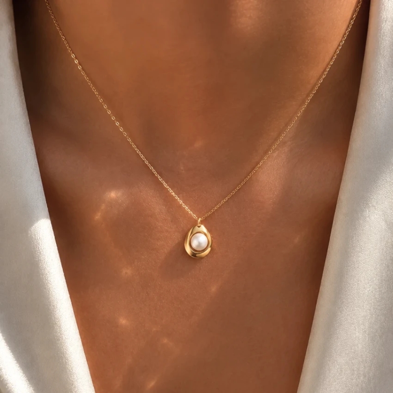 ECARLA Colier  Pearl Élégance